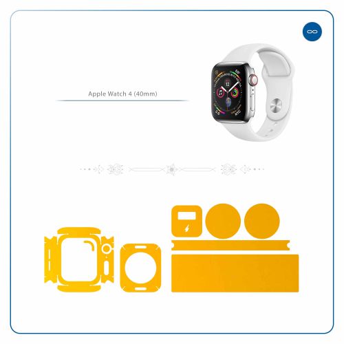 Apple_Watch 4 (40mm)_Matte_Deep_Mustard_2